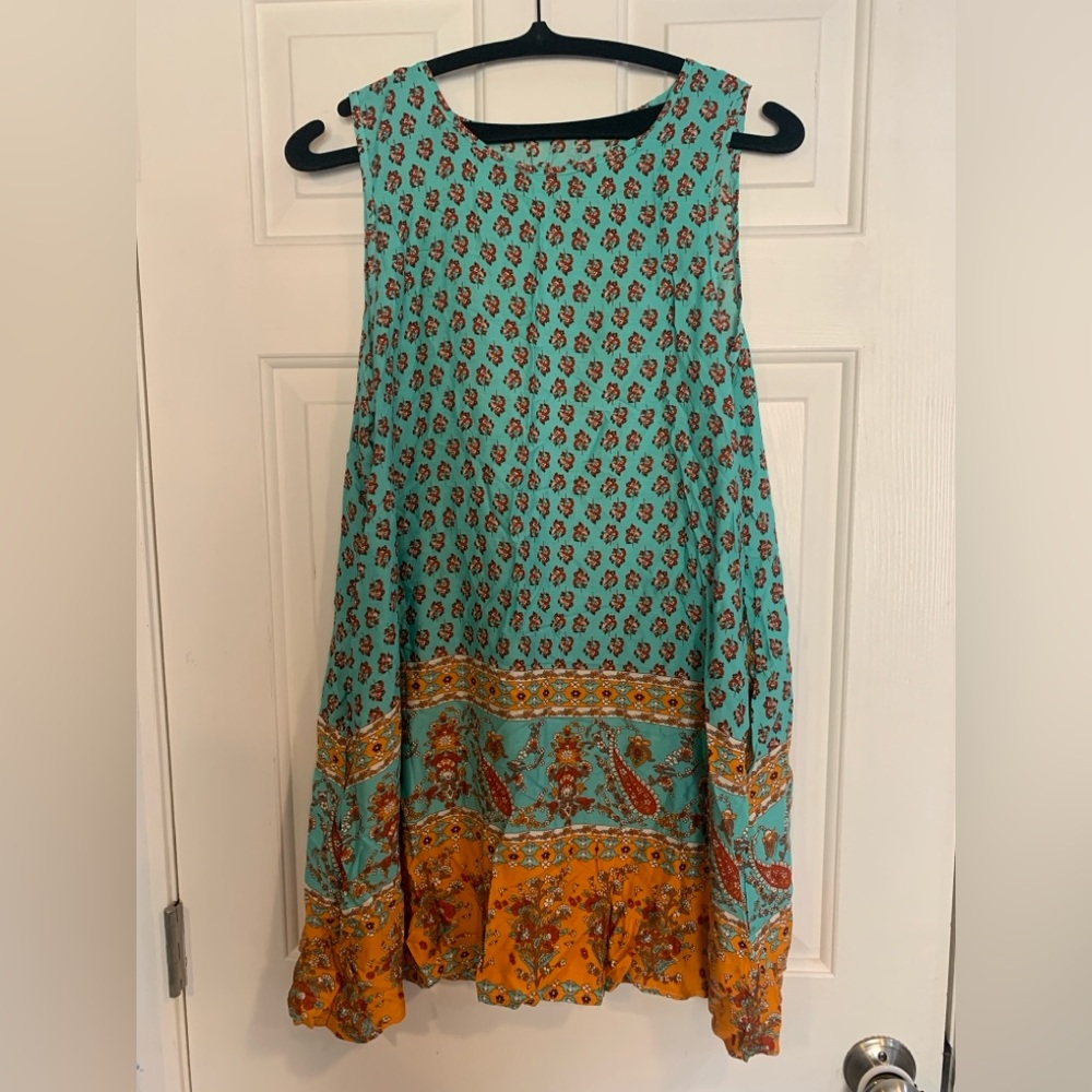 NWT Beachsissi boho print swim cover XL/L